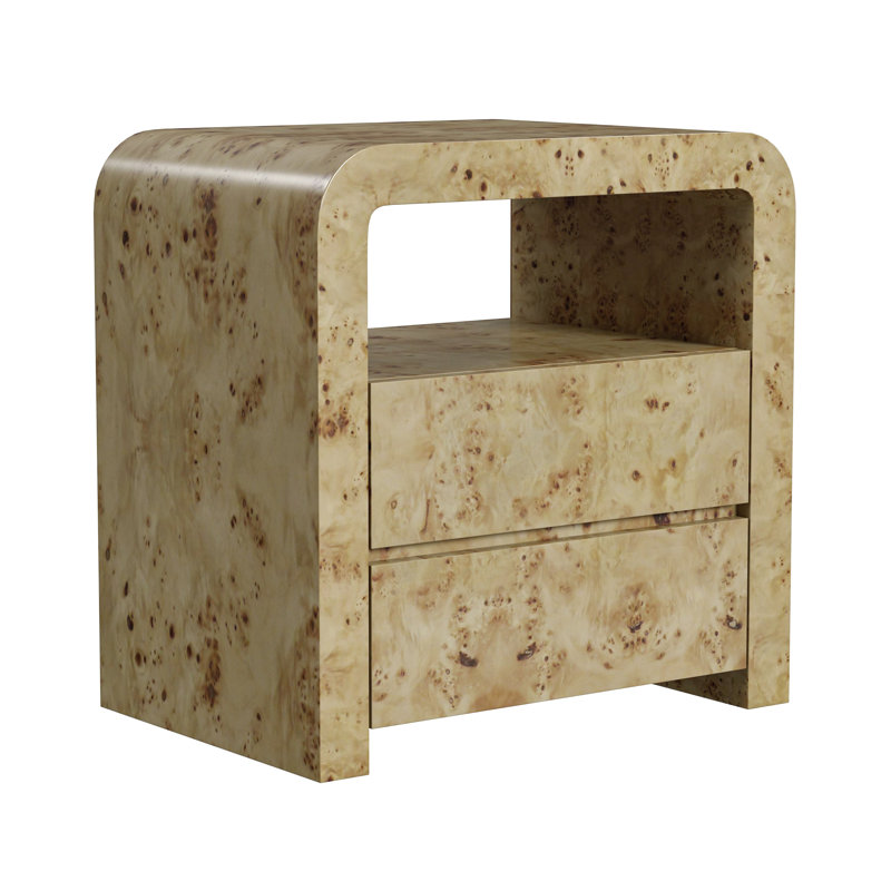 Cora 2 Drawer Nightstand
