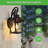 21"(H) 1-Pack Outdoor Wall Lantern Light – Vintage Black Metal & Clear Glass Sconce With Decorative Scroll Design For Porch, Patio, And Garden Lighting (Bulb Not Included)