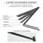 Kozyard Adjustable Door Window Awning – 4-Level Tilt, 55" W × 32" Sloped Panel, Adjustable Projection 22"–31", Aluminum Frame & Metal Canopy, All-Weather Rain, Snow & UV Protectionll-Weather Rain, Snow & UV Protection Dark Gray-126287883-121692494