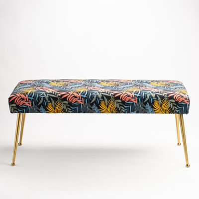 Wherry Velvet Upholstered Bench