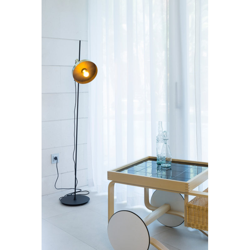 Whizz Floor Lamp, Satin Gold