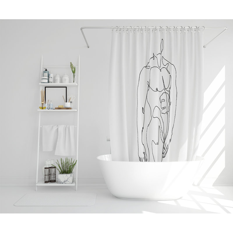 Ella-Jean Polyester Shower Curtain