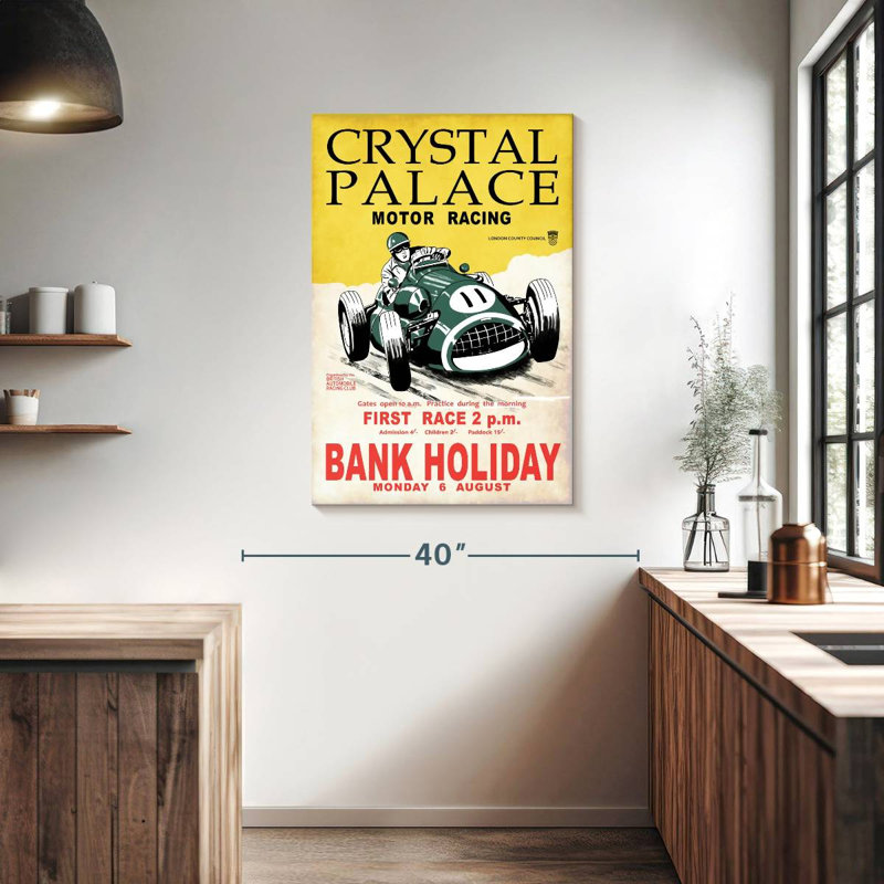 Sireci Crystal Palace Racing II, 39" H x 26" W