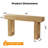 63" Narrow Rustic Sofa Table and Entryway Console in Deep Wood Grain-487469937