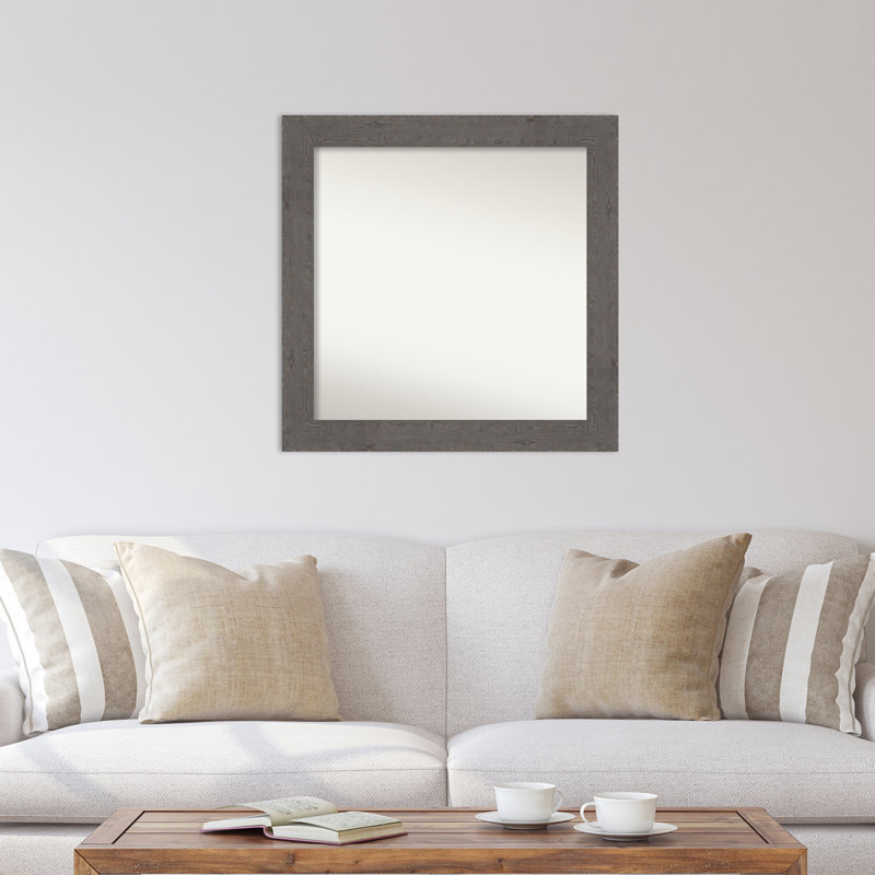 Miroir Lilli-Grace en satin, H 31 po x l 31 po