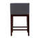 Yaden Upholstered Counter Stool with Solid Wood Frame