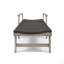 Chaise longue en bois et osier Hampton