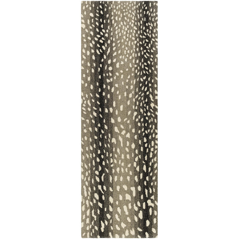 Tapis en laine Bauwine, Tapis de couloir 2 pi 6 po x 8 pi
