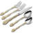 Oneida Golden Michelangelo 5 Piece Fine Flatware Set, Service For 1