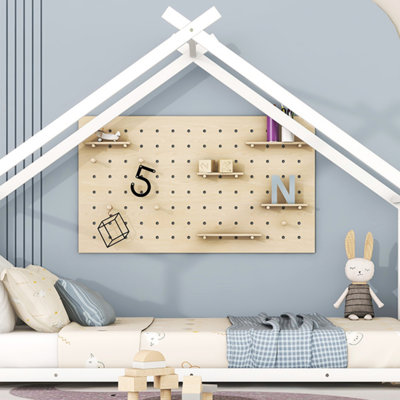 Metal House Bed
