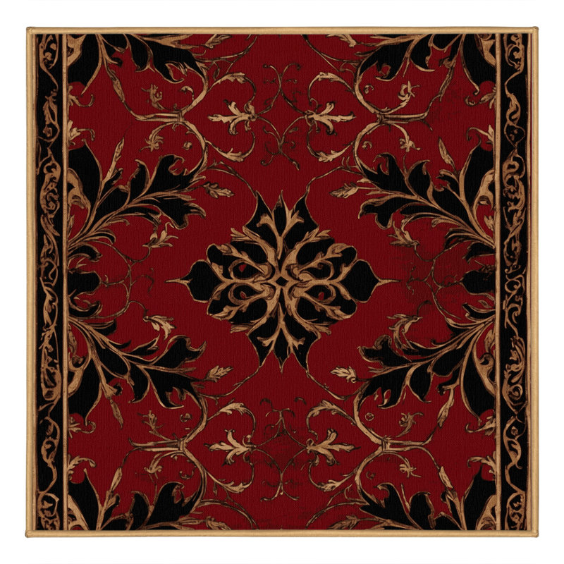 Tapis filigrane Sunlit, Carré 3 pi