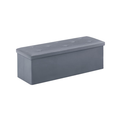 Banc de rangement capitonné avec rangement