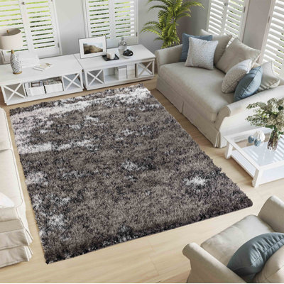 Tarbox Solid Colour Shag Area Rug