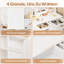 Rooke Dressing Table 3 Colorful Makeup desk White Dressing Table With LED Light Mirror