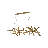 Erratic Forms Sputnik Linear LED Chandelier
