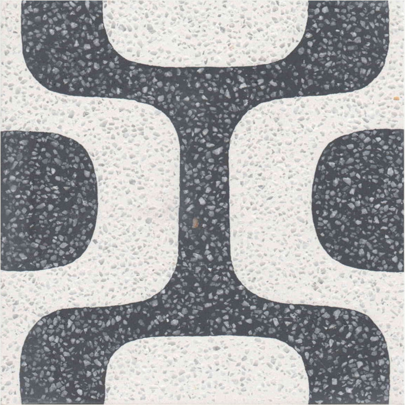 Ipanema 8" x 8" Cement Patterned/Concrete Look Wall & Floor Tile, Campos