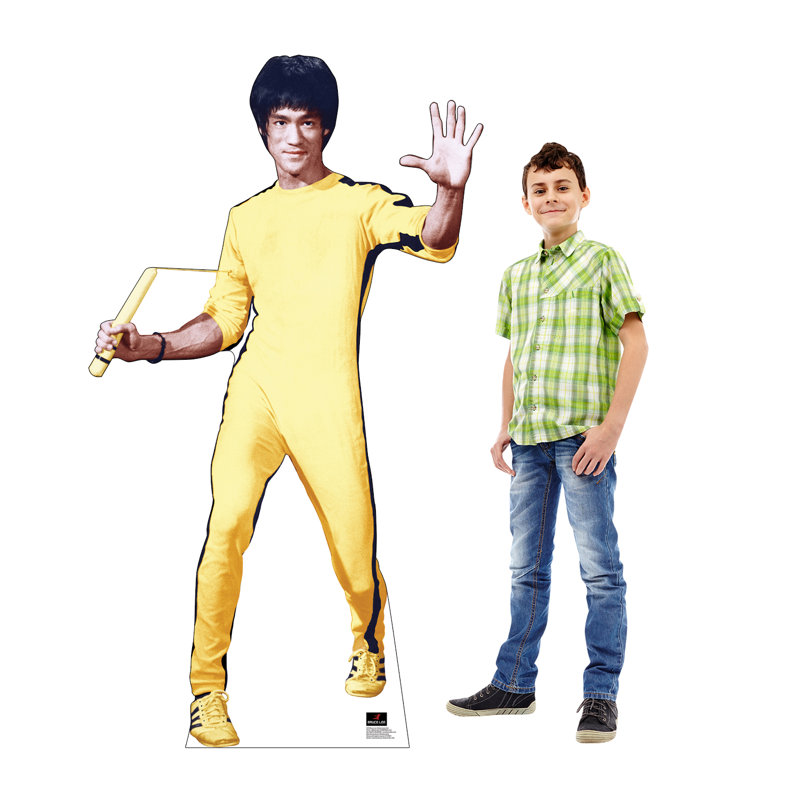 Bruce Lee Yellow Jumpsuit 70'' Lifesize Cardboard Standup