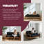 Matelas en mousse à ressorts ensachés Hidemabo, certifié CertiPUR-US, sans cadre-1585617876
