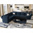 Wylodene 9-Piece Reversible Modular and Standard Velvet Sectional with Storage -1693641383