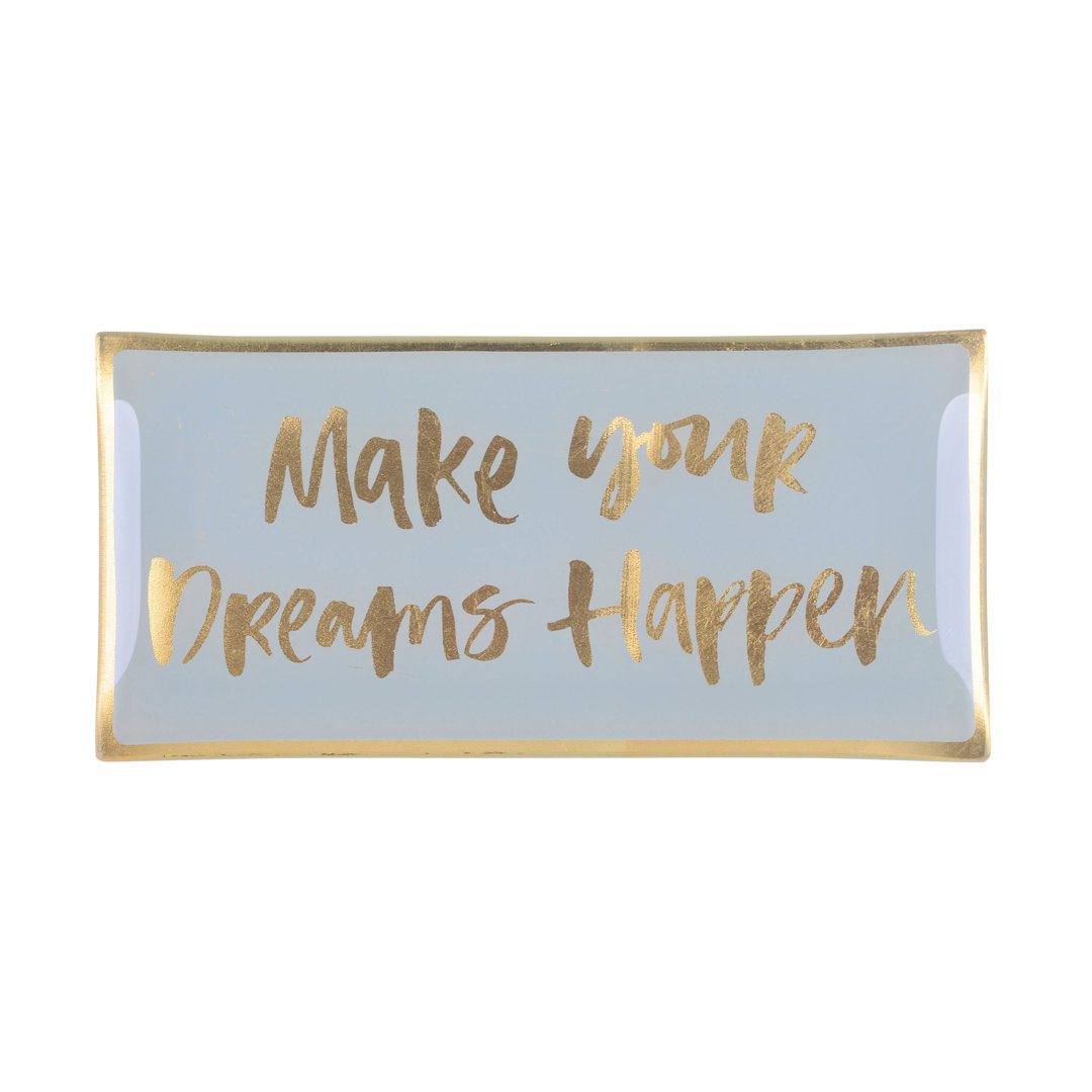 Love Plates Make Your Dreams Happen Glasteller