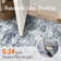 Tapis moderne lavable abstrait avec envers antidérapant