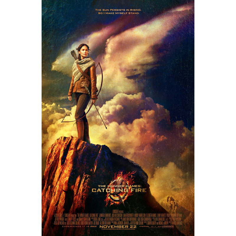 Les jeux de la famine «Catching Fire», H 24 po x l 16 po