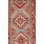 Kazak Wool Oriental Area Rug in Blue/Rust