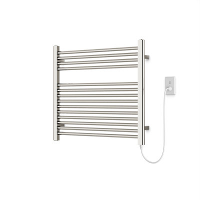 Chauffe-serviettes Artos M06875P-PN, nickel poli à brancher 27 po x 30 po Artos