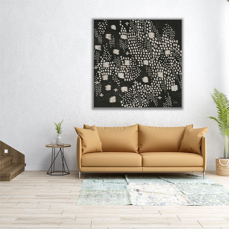 «Dots and Blocks», reproduction d'art sur toile, H 16 po x l 16 po