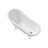 53.1'' x 25.6'' Freestanding Soaking Acrylic Bathtub-72770254-76285537