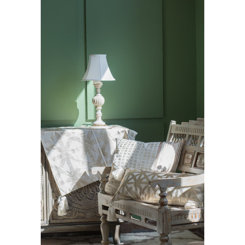 Feather Reversible Throw Pillow