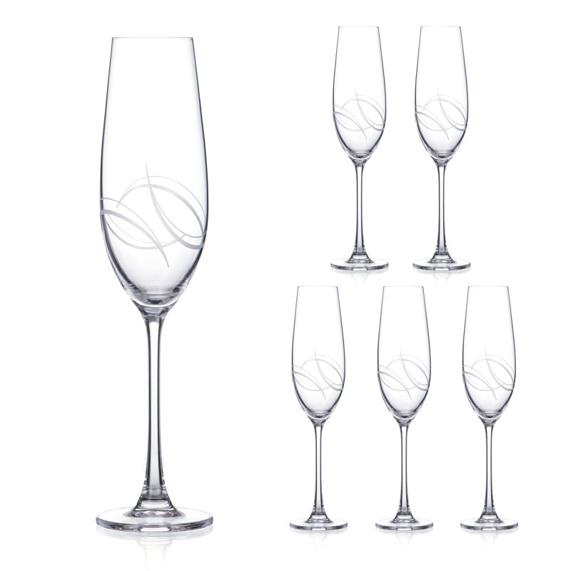 Arctic 260ml Crystal Flute Set