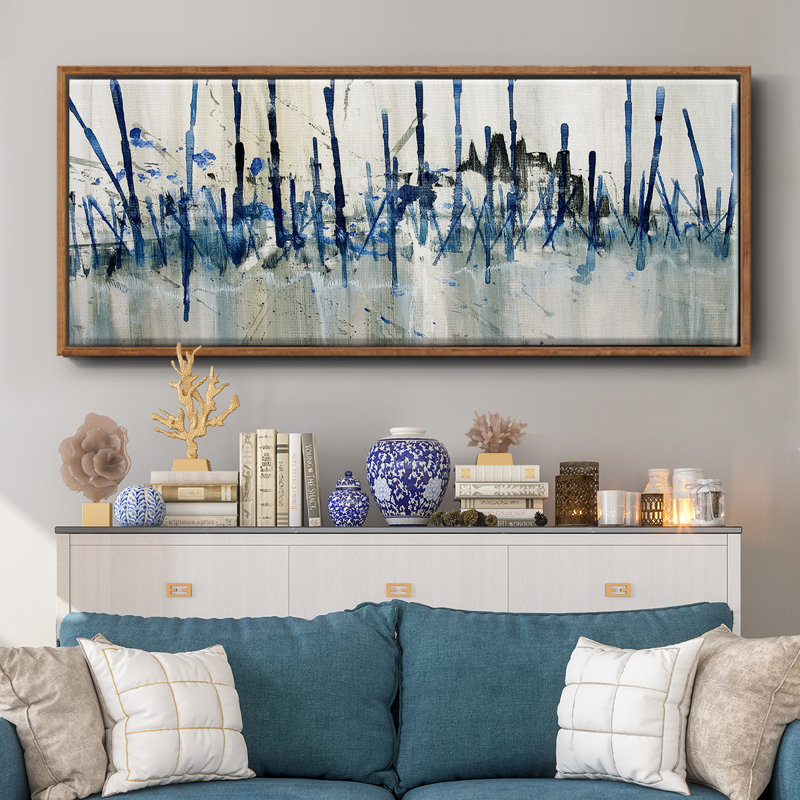 Marshes Edge - Toile encadrée, H 20 po x l 50 po