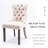 Velvet Dining Chair Tufted Dining Room Chair With Solid Wood Leg (set Of 6)-623924058