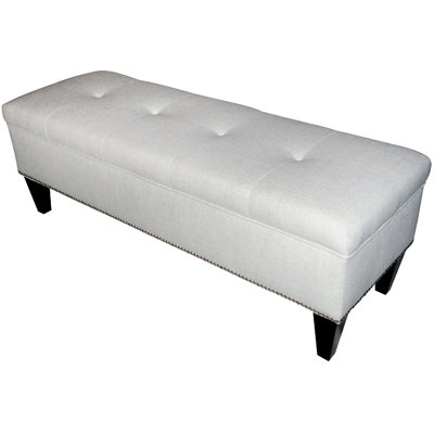 Prins Cotton Upholstered Storage Bench