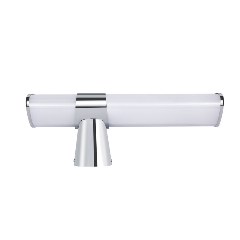 Clessie Plastic LED Flush Mounted Sconce, Chrome