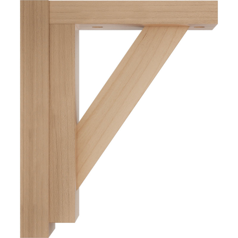 Support de tablette Traditional, Aulne, H 7,5 po x l 2,5 po x P 6,25 po