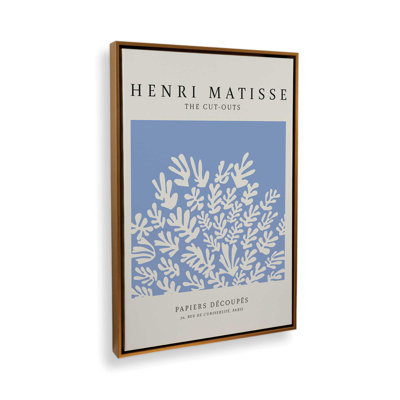 Affiche La Gerbe en bleu Matisse