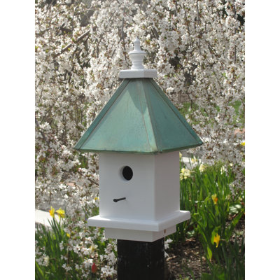 Jaxx 19'' H x 9'' W x 9'' D Post Birdhouse