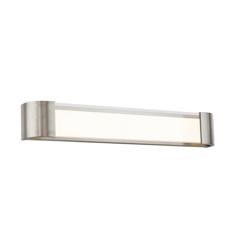 Strattford Dimmable LED Bath and Wall Light Bar, Brushed Nickel, 32" W