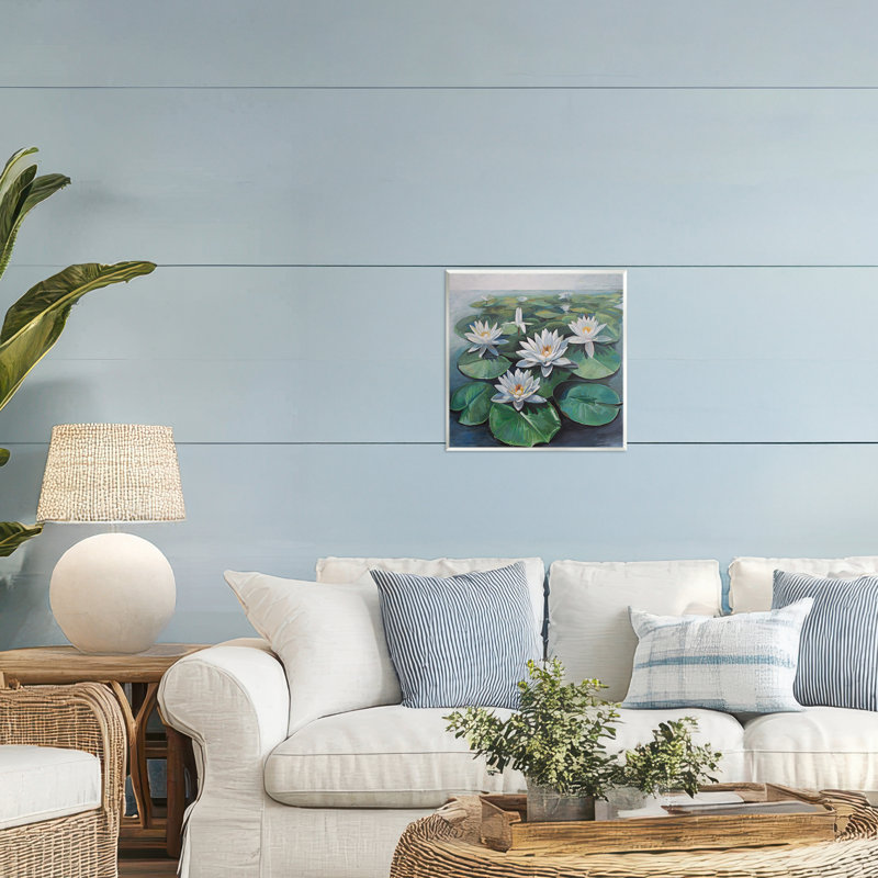 Plaque murale Peace Pad Lily, par Violeta Vollmer