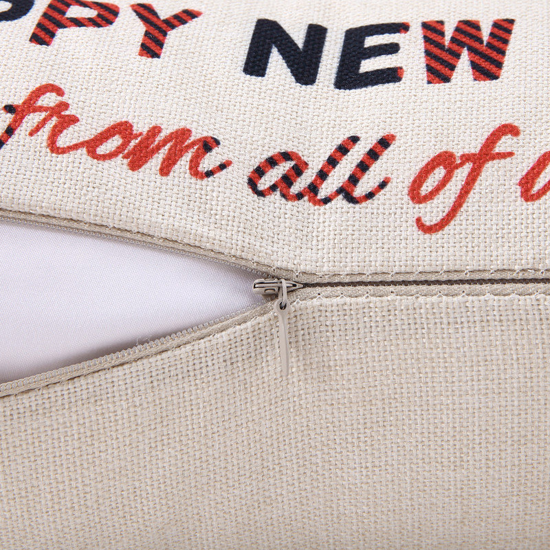 Lachine 100% Linen Pillow Case, Red