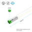 Tube lumineux à DEL 18W avec verre transparent 18W, 6500K, 2400LM, hybride T8 de type A + B Fonctionne avec ou sans ballast, remplacement de 50W, blanc lumière du jour, pour garages, usine, paquet de 30-50306512