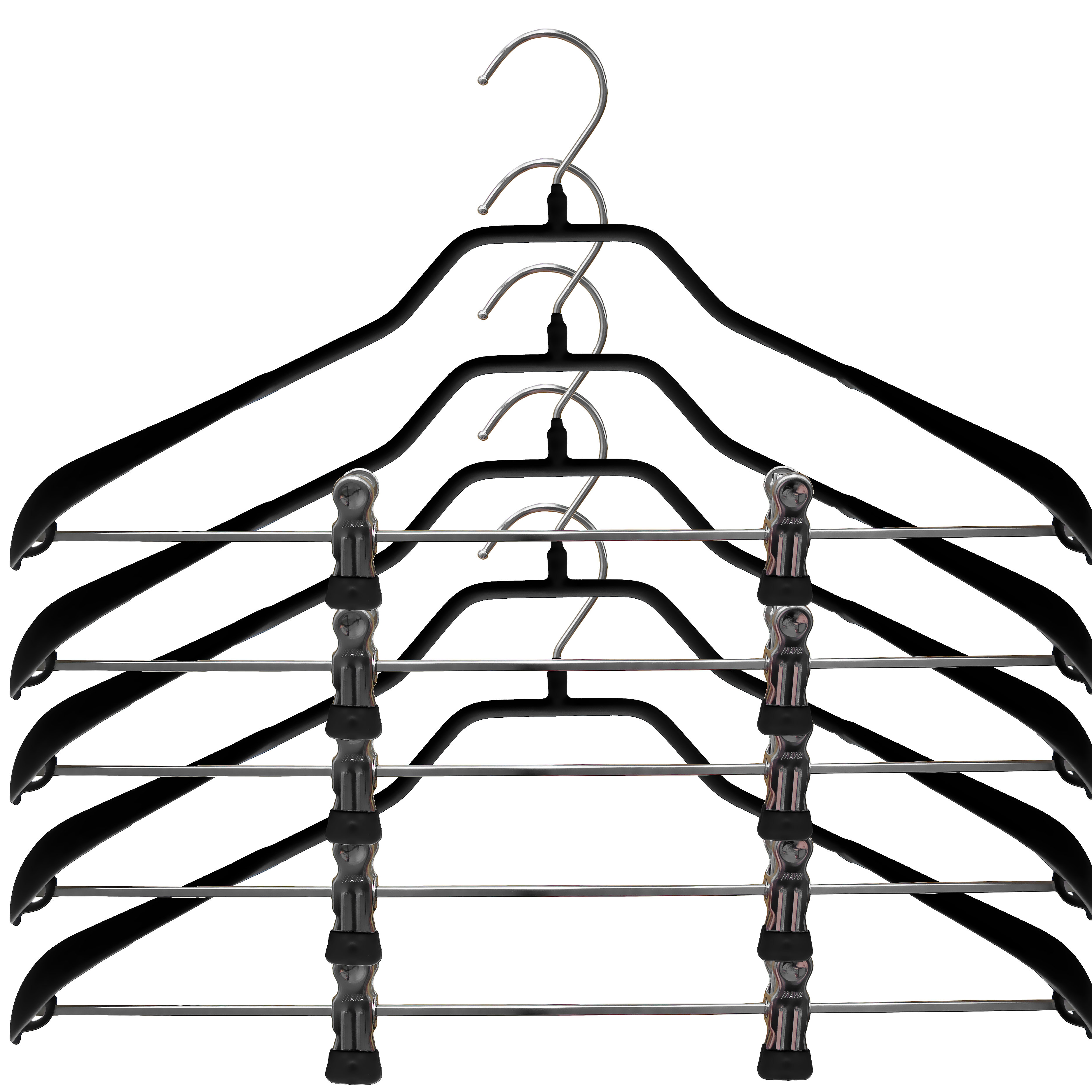 Mawa Metal Hangers With Clips for Skirt/Pants Wayfair