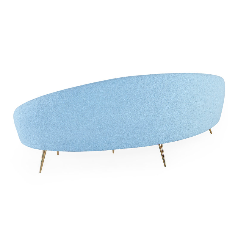 Ether Curved Sofa, Cirrus Sky