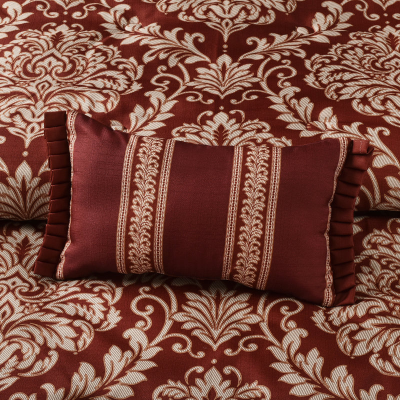Lazia Boudoir Decorative Throw Pillow Red