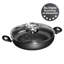 Bella Cucina 3.5L Non-Stick Aluminum Paella Pan with Lid