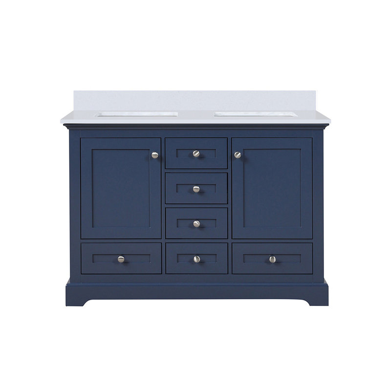 Double Bath Vanity with Quartz Top