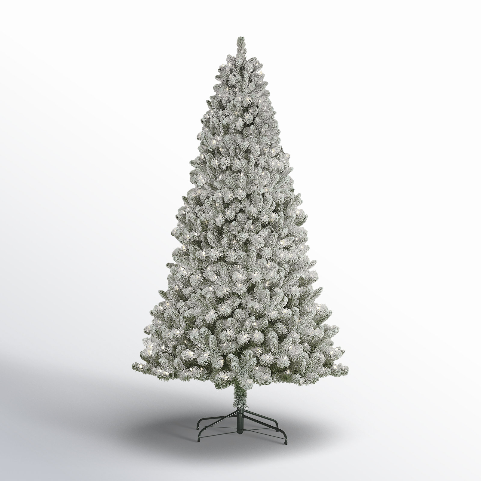 7.5' Lighted Artificial Pine Christmas Tree