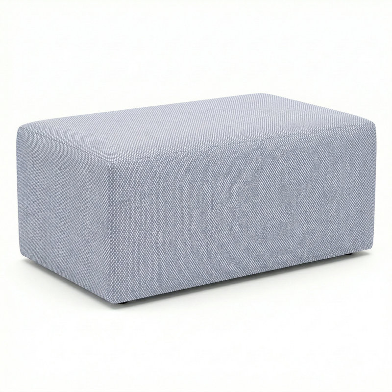 Pouf d'extérieur berlinois Lily Hive 18X30x13, Light Grey